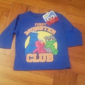 Boys Sesame Street long sleeve T in 12M